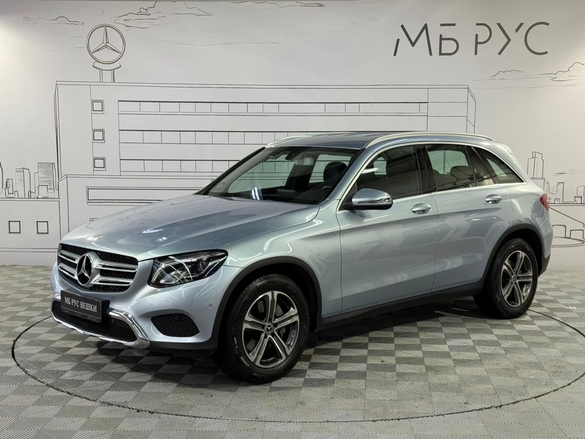 Автомобиль Mercedes-Benz GLC I поколение (X253) 250 2.0 AT 4Matic (211 л.с.) Особая серия Серебристый 2017 с пробегом 58 433 км