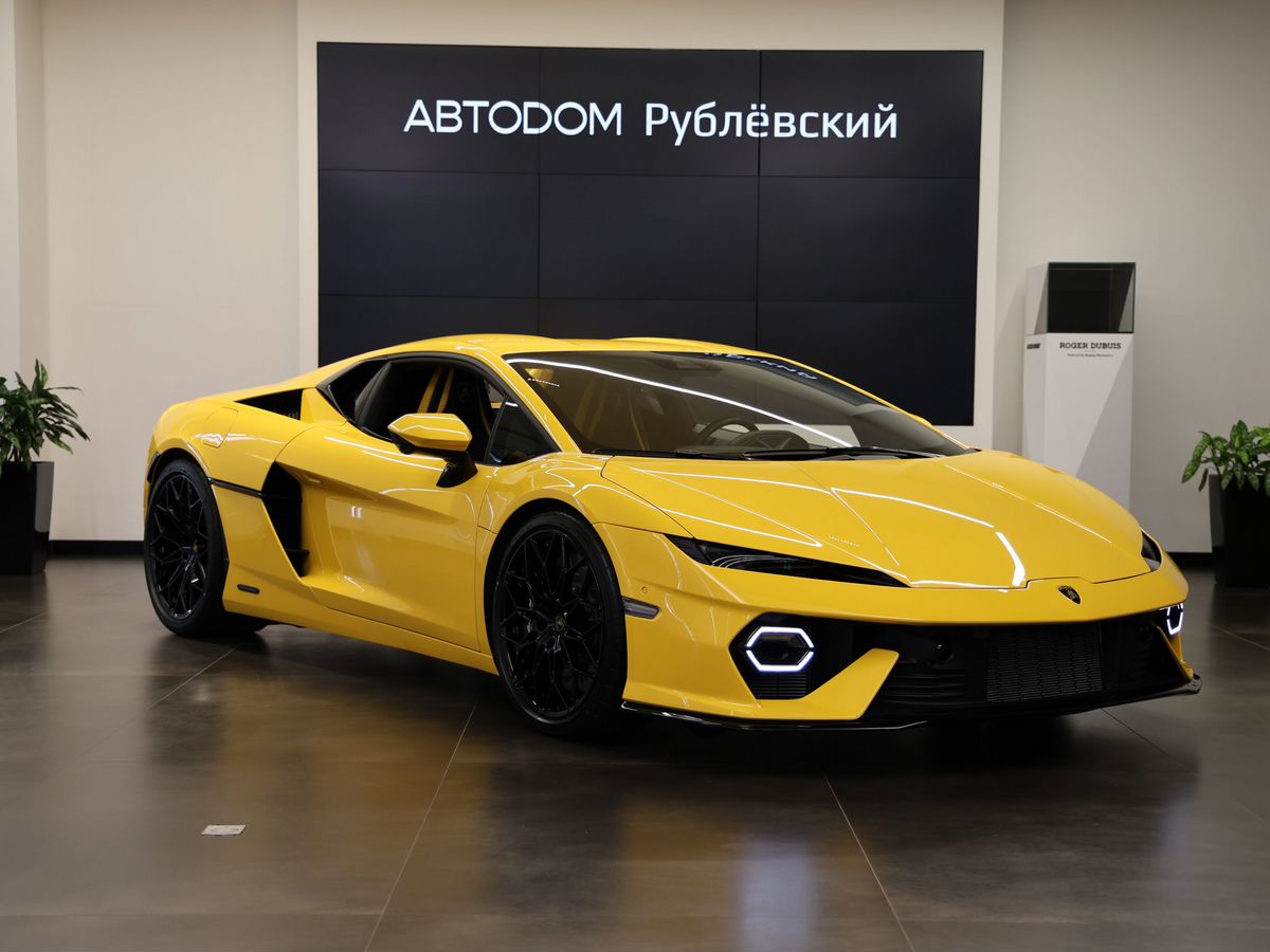 Автомобиль Lamborghini Temerario I поколение 4.0hyb AMT 4WD (920 л.с.) Base Жёлтый 2026 с пробегом 30 км