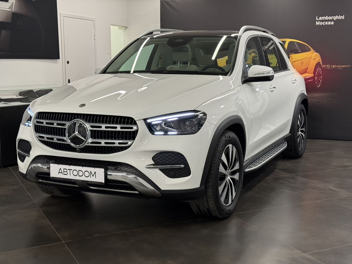 Автомобиль Mercedes-Benz GLE II (V167) [рестайлинг] 300 2.0d AT 4Matic (269 л.с.) Premium Белый 2025 с пробегом 39 км