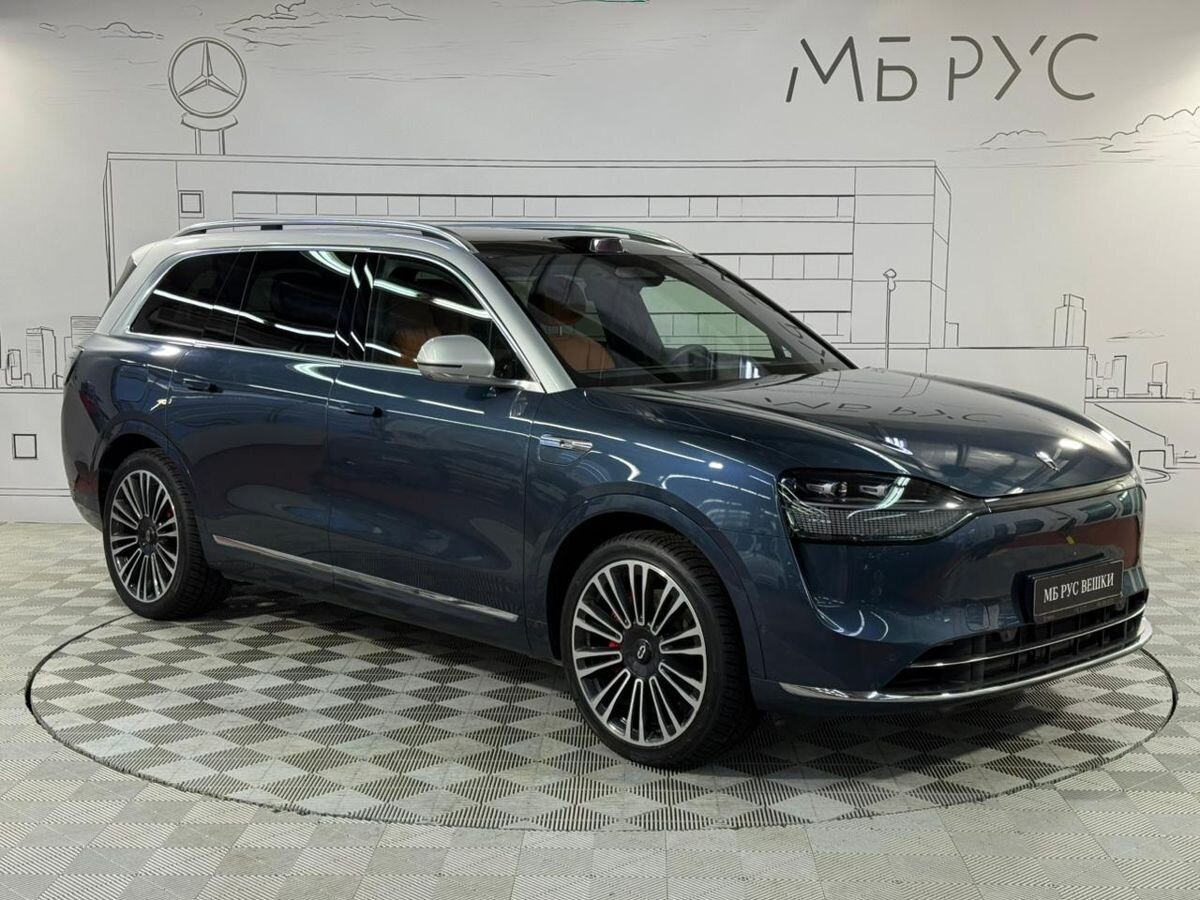 Автомобиль AITO M9 I поколение 52 kWh 1.5hyb AT 4WD (496 л.с.) Ultra Extended Range Синий 2024 с пробегом 29 000 км