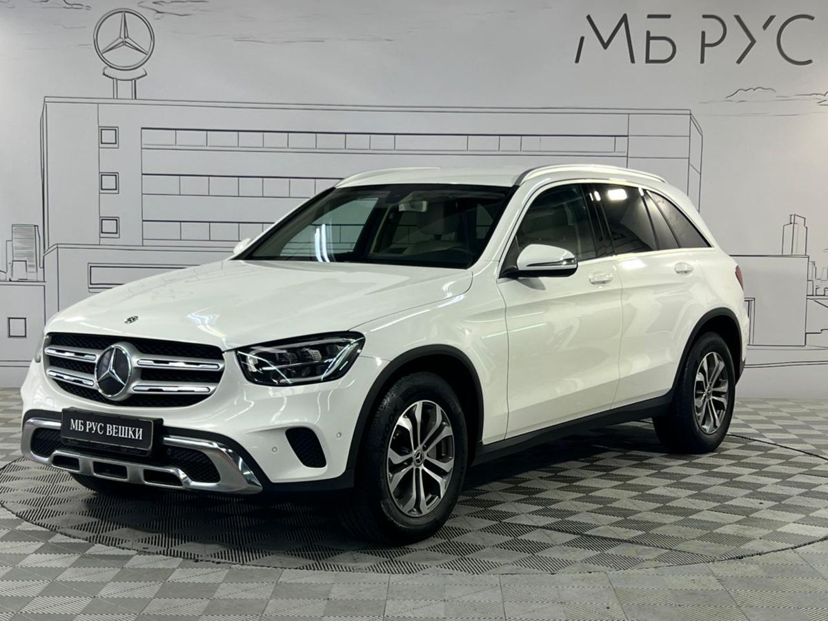 Автомобиль Mercedes-Benz GLC I (X253) [рестайлинг] 220 2.0d AT 4Matic (194 л.с.) Premium Белый 2019 с пробегом 92 086 км