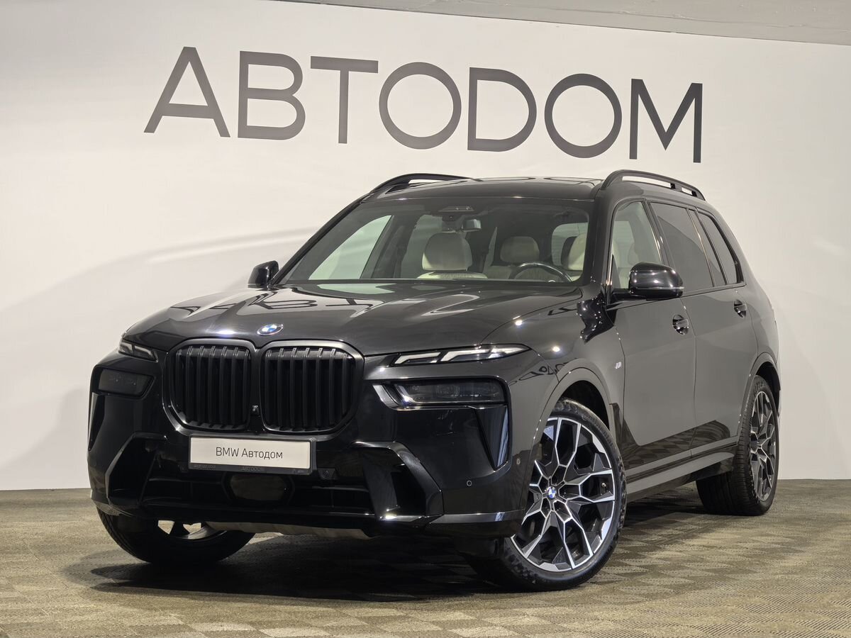 Автомобиль BMW X7 I (G07) [рестайлинг] 3.0d AT 4WD (340 л.с.) M Sport Pro Чёрный 2023 с пробегом 45 712 км