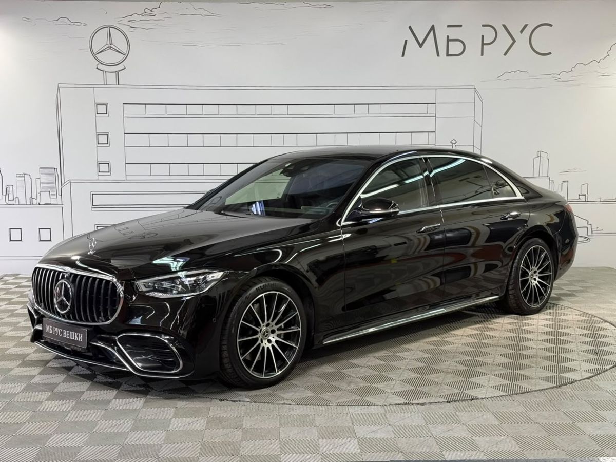 Mercedes-Benz S-Класс VII поколение (W223) 450 3.0 AT 4Matic (367 л.с.) Premium Чёрный 2020 с пробегом 186 040 км
