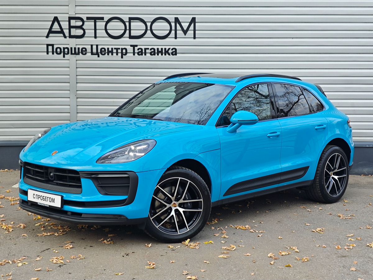 Porsche Macan I [2-й рестайлинг] 2.0 AMT 4WD (265 л.с.) Base Синий 2022 с пробегом 59 026 км
