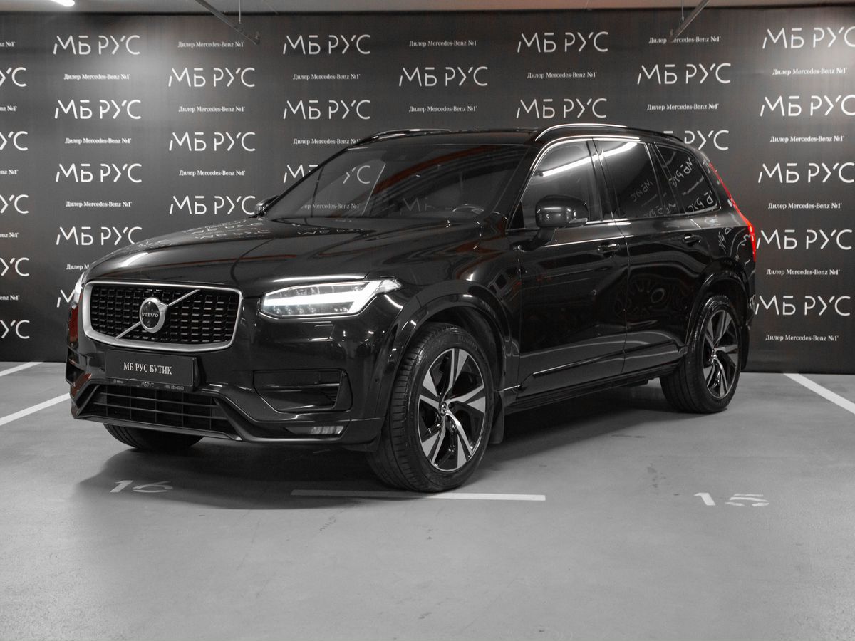 Volvo XC90 II [рестайлинг] 2.0 AT 4WD (7 мест) (250 л.с.) R-Design Чёрный 2020 с пробегом 128 159 км