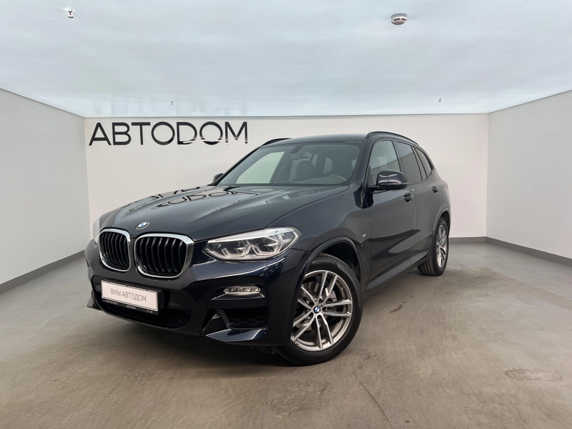 Автомобиль BMW X3 III поколение (G01) 2.0d AT 4WD (190 л.с.) M Sport Чёрный 2018 с пробегом 60 250 км