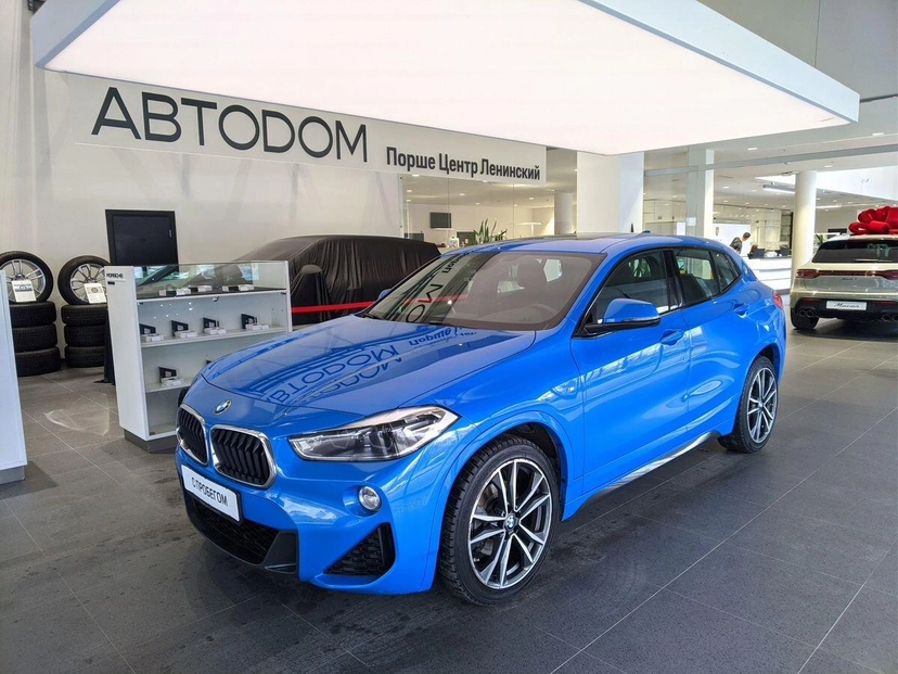 Автомобиль BMW X2 I поколение (F39) 2.0d AT 4WD (150 л.с.) M Sport X Синий 2018 с пробегом 145 591 км