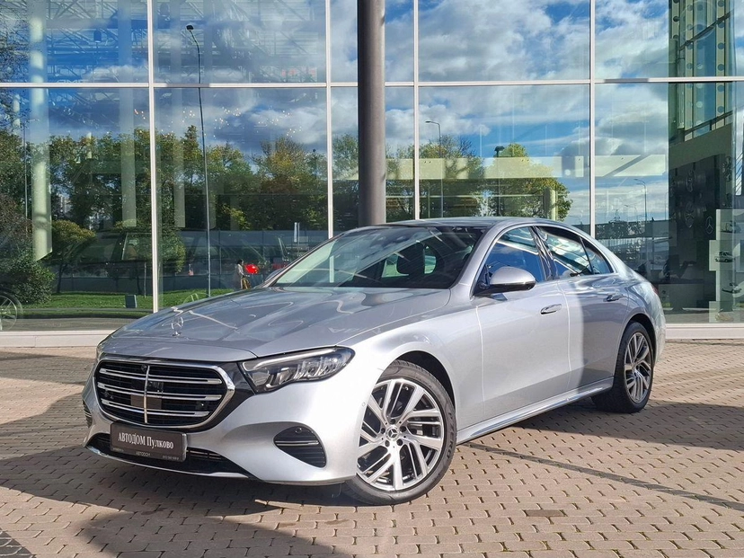 Автомобиль Mercedes-Benz E-Класс VI поколение (W214/S214) 2.0d AT 4Matic (197 л.с.) Base Серебристый 2024 с пробегом 700 км