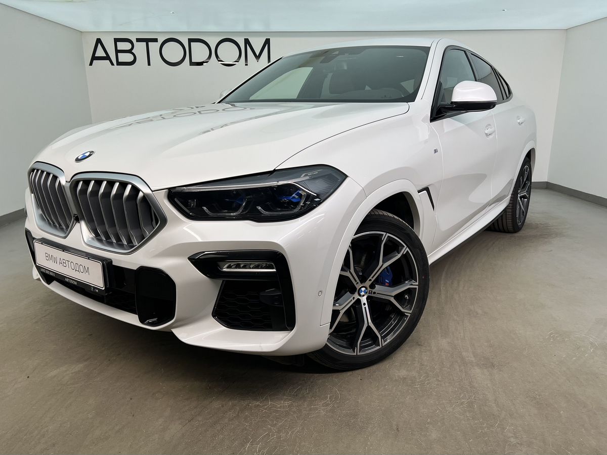 BMW X6 III поколение (G06) 3.0d AT 4WD (249 л.с.) M Sport Pro Белый 2021 с пробегом 87 171 км