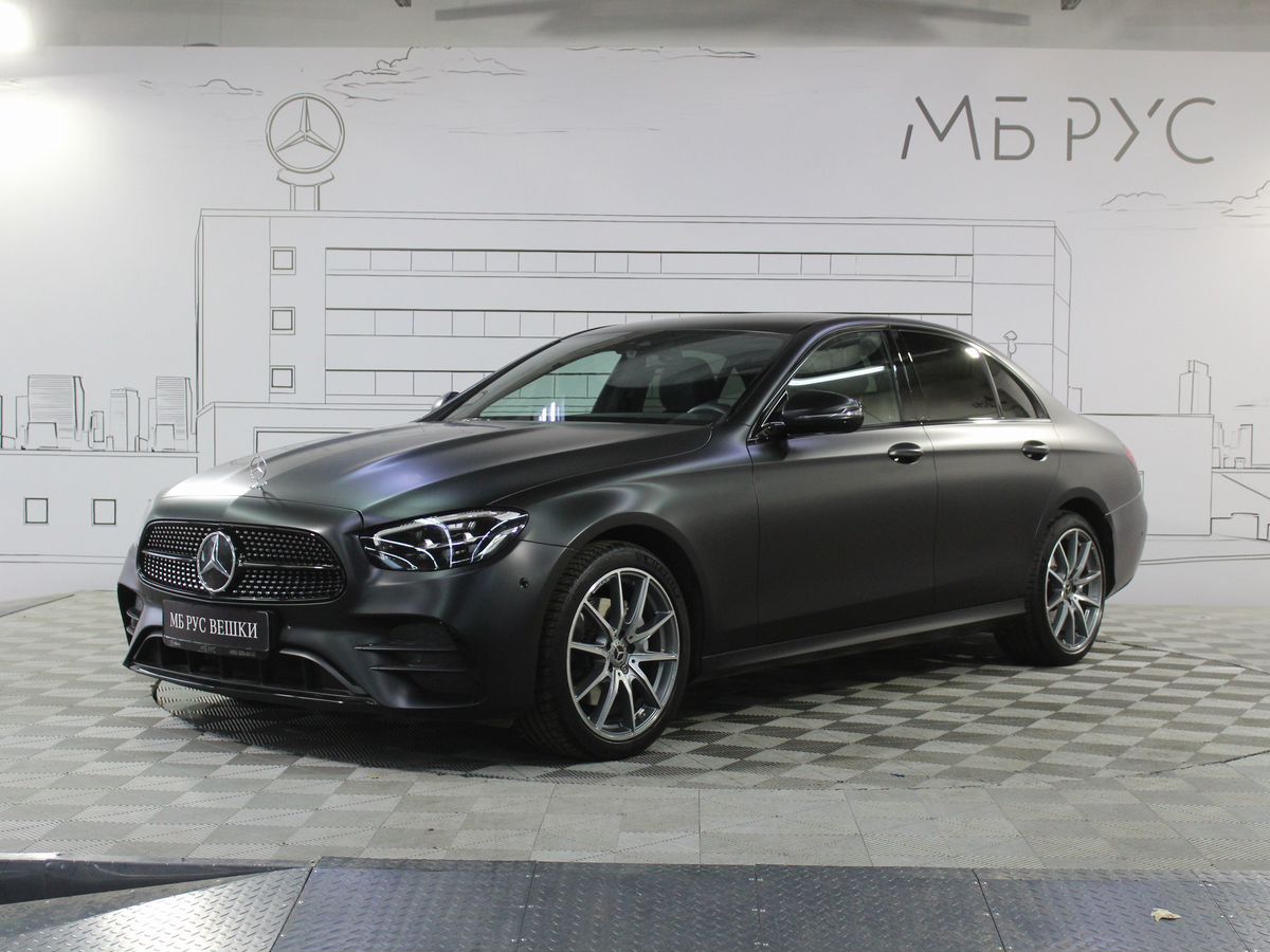 Mercedes-Benz E-Класс V (W213/S213/C238) [рестайлинг] 200 2.0 AT 4Matic (197 л.с.) Sport Чёрный 2022 с пробегом 7 805 км