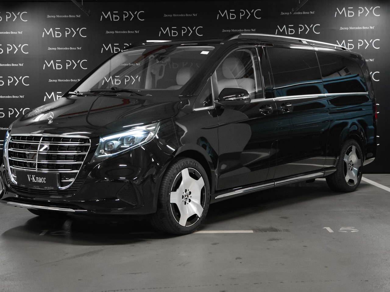 Mercedes-Benz V-Класс II (W447) [2-й рестайлинг] 2.0d AT 4Matic Extra Long (237 л.с.) Exclusive Чёрный 2026 