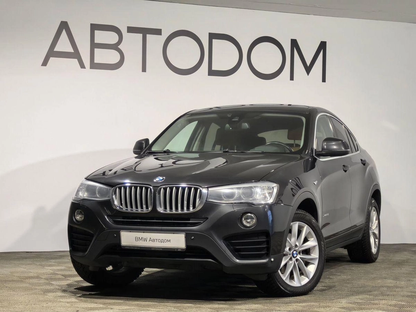 Автомобиль BMW X4 I поколение (F26) 2.0 AT 4WD (245 л.с.) Exclusive Локальная сборка Чёрный 2017 с пробегом 182 148 км