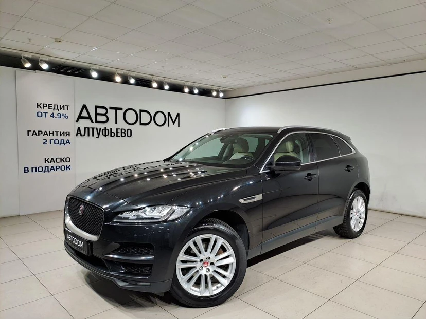 Jaguar F-Pace I поколение 2.0d AT 4WD (240 л.с.) Prestige Чёрный 2018 с пробегом 121 176 км