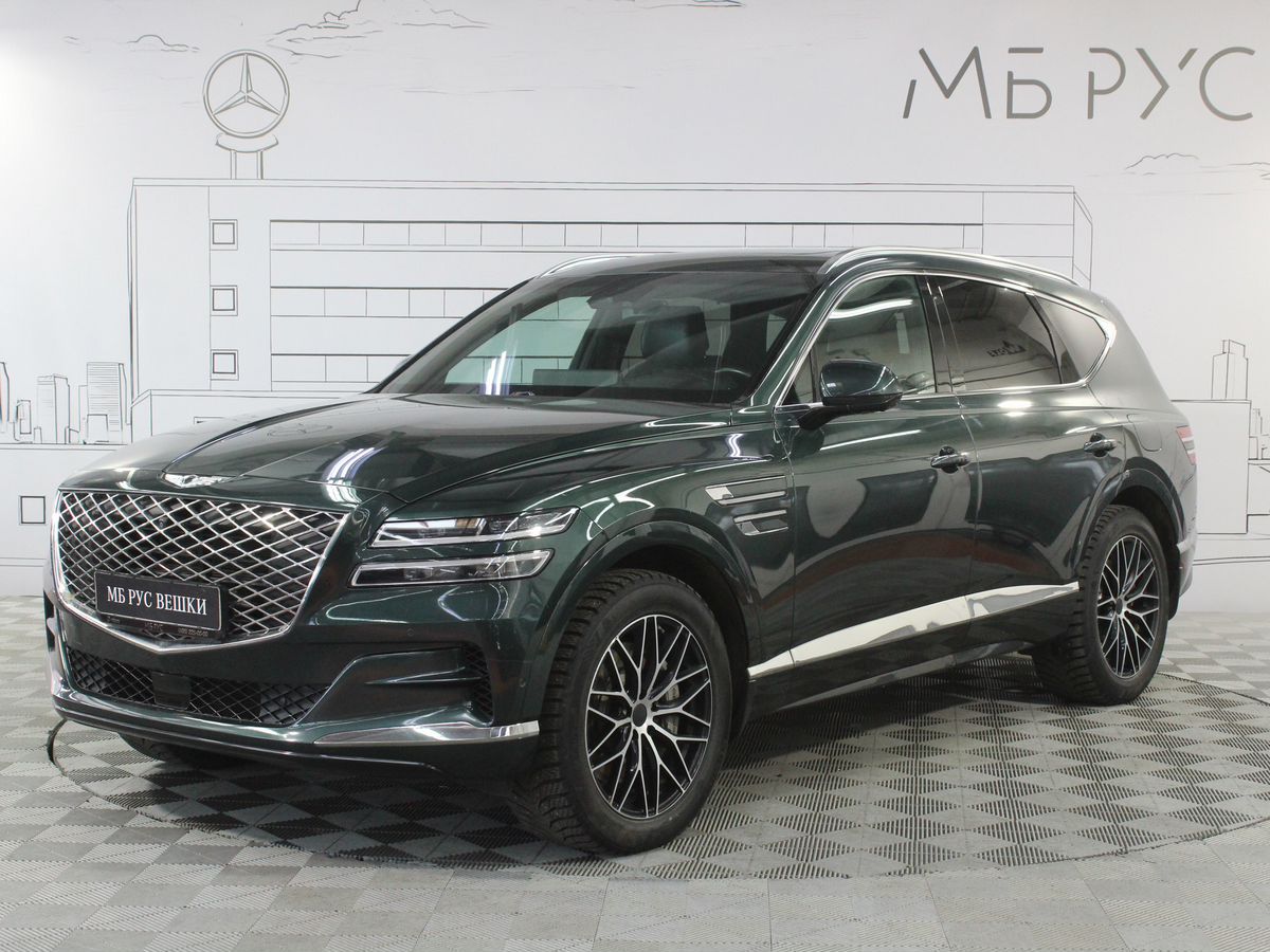 Genesis GV80 I поколение 3.0d AT 4WD (249 л.с.) Elite Зелёный 2021 с пробегом 96 259 км