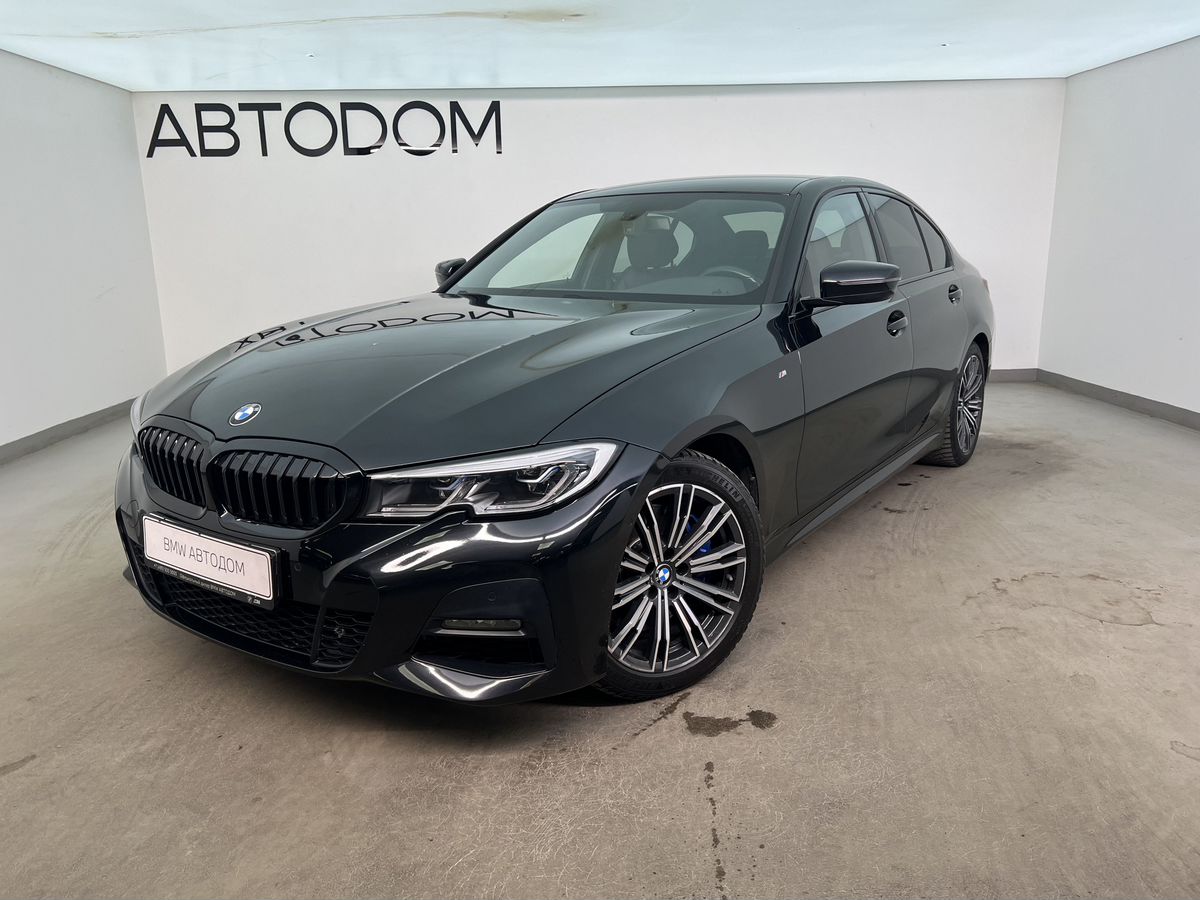 BMW 3 серии VII поколение (G20/G21/G28) 320 2.0d AT 4WD (190 л.с.) M Sport Pro Чёрный 2019 с пробегом 90 217 км