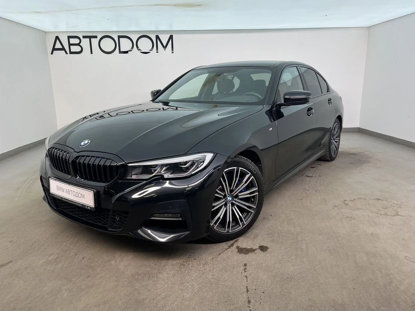 BMW 3 серии VII поколение (G20/G21/G28) 320 2.0d AT 4WD (190 л.с.) M Sport Pro Чёрный 2019 с пробегом 90 217 км