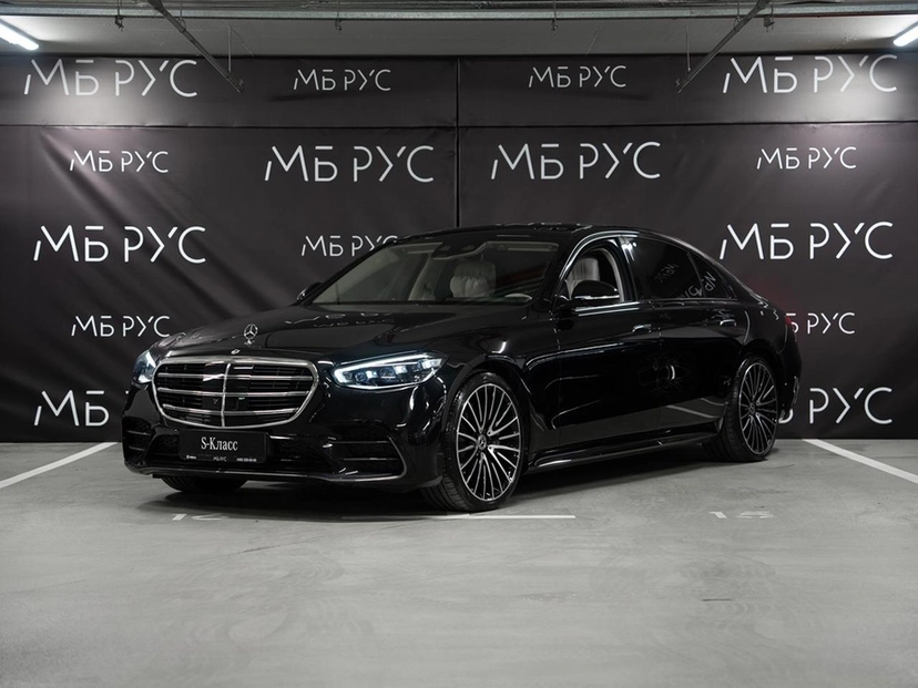 Автомобиль Mercedes-Benz S-Класс VII поколение (W223) 3.0d AT 4Matic (367 л.с.) Base Чёрный 2024