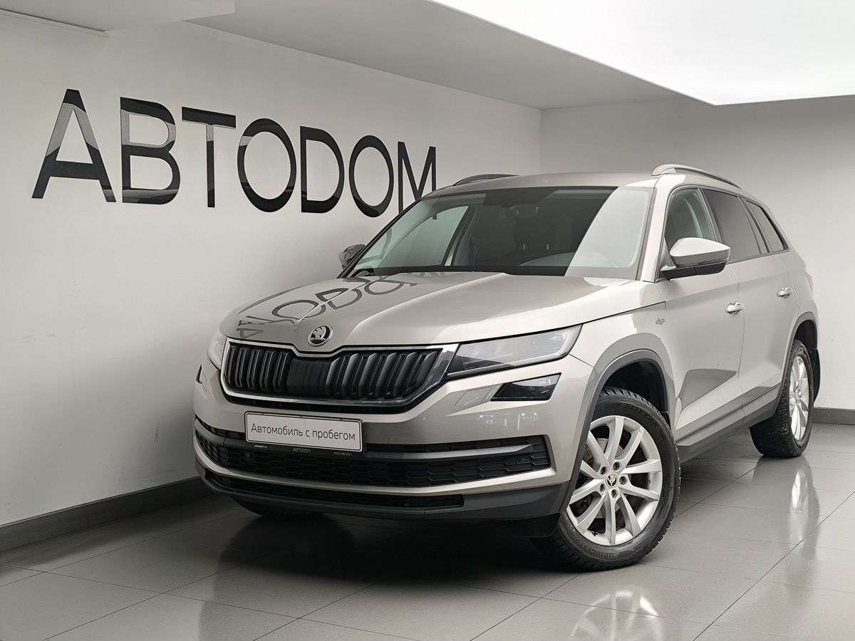 Автомобиль Skoda Kodiaq I поколение 2.0d AMT 4WD (150 л.с.) Hockey Edition Коричневый 2020 с пробегом 79 593 км