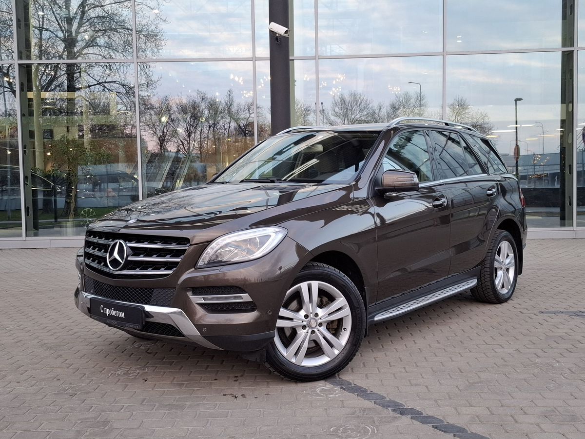 Автомобиль Mercedes-Benz M-Класс III поколение (W166) 350 3.0d AT 4Matic (249 л.с.) Особая серия Коричневый 2014 с пробегом 84 516 км