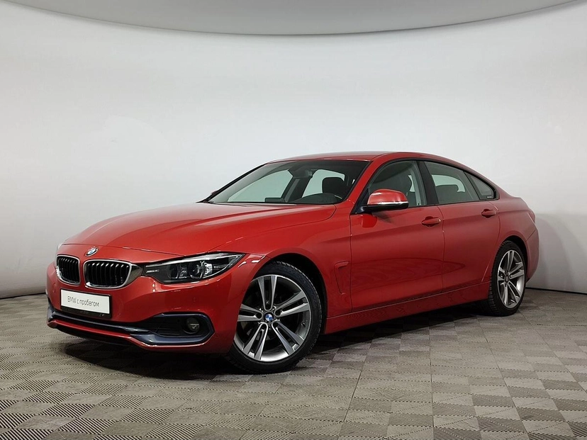 Автомобиль BMW 4 серии I (F32/F33/F36) [рестайлинг] 418 2.0d AT (150 л.с.) Base Красный 2019 с пробегом 98 290 км