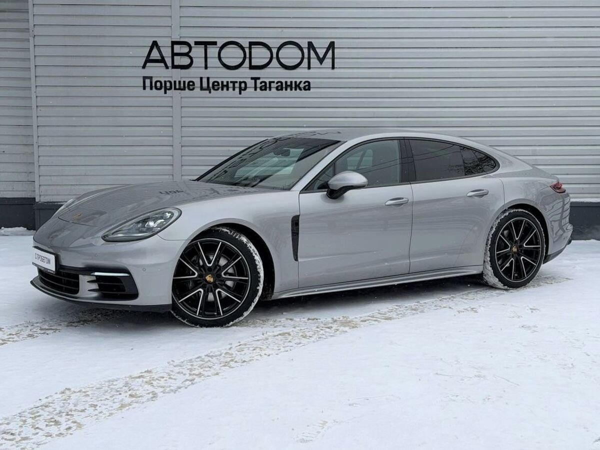 Автомобиль Porsche Panamera II поколение 4 3.0 AMT 4WD (330 л.с.) 4 Серебристый 2019 с пробегом 94 845 км