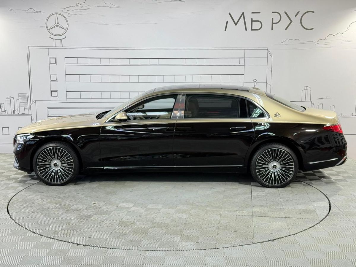 Автомобиль Mercedes-Benz Maybach S-Класс II поколение (Z223) 580 4.0 AT 4Matic (503 л.с.) Base Чёрный 2023 с пробегом 800 км