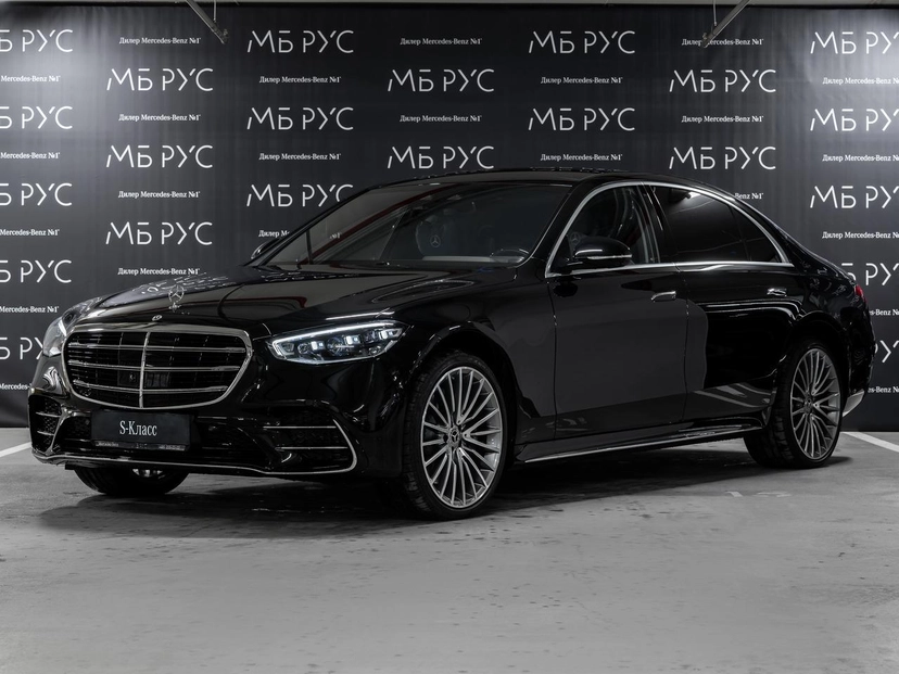 Автомобиль Mercedes-Benz S-Класс VII поколение (W223) 3.0 AT 4Matic (449 л.с.) Base Чёрный 2024