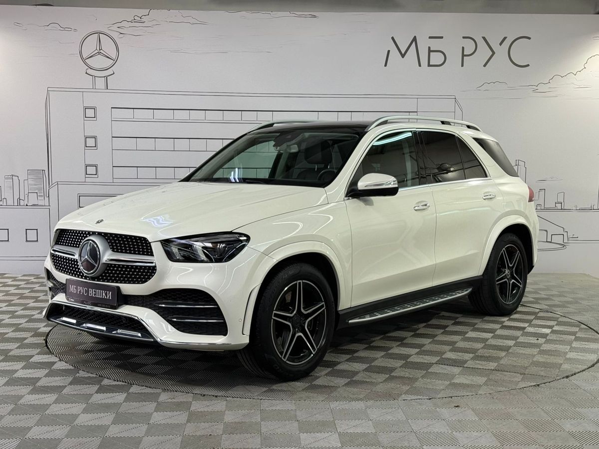 Mercedes-Benz GLE II поколение (V167) 450 3.0 AT 4Matic (367 л.с.) Sport Plus Белый 2019 с пробегом 66 178 км