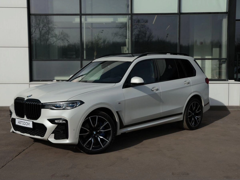 Автомобиль BMW X7 I поколение (G07) 3.0d AT 4WD (249 л.с.) M Sport Plus Белый 2020 с пробегом 49 787 км