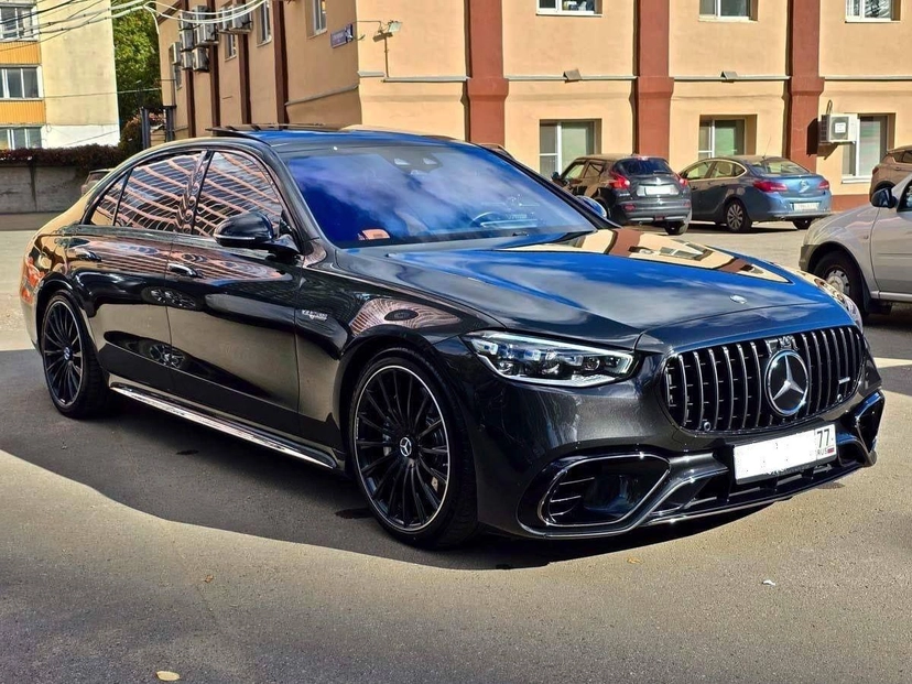 Автомобиль Mercedes-Benz S-Класс AMG IV поколение (W223) 4.0hyb AT 4Matic (802 л.с.) AMG Чёрный 2024 с пробегом 8 990 км