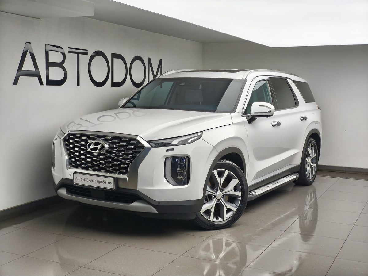 Hyundai Palisade I поколение 2.2d AT 4WD (200 л.с.) Calligraphy Белый 2020 с пробегом 117 714 км