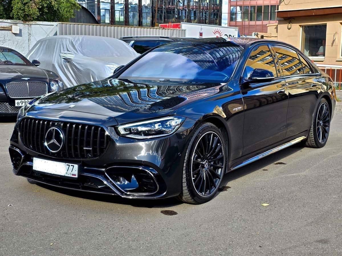 Автомобиль Mercedes-Benz S-Класс AMG IV поколение (W223) 4.0hyb AT 4Matic (802 л.с.) AMG Чёрный 2024 с пробегом 8 990 км