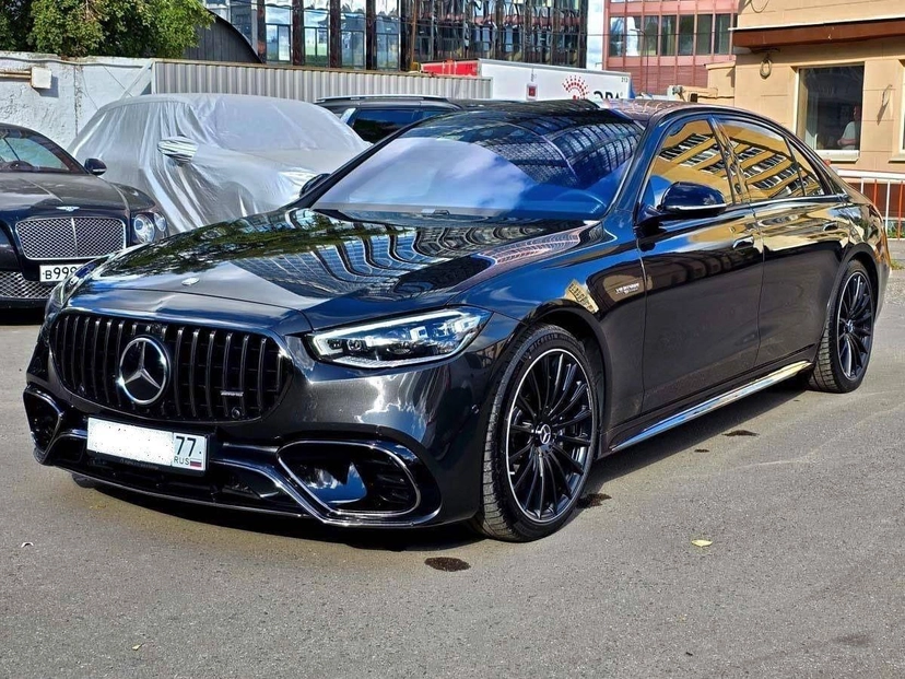 Автомобиль Mercedes-Benz S-Класс AMG IV поколение (W223) 4.0hyb AT 4Matic (802 л.с.) AMG Чёрный 2024 с пробегом 8 990 км