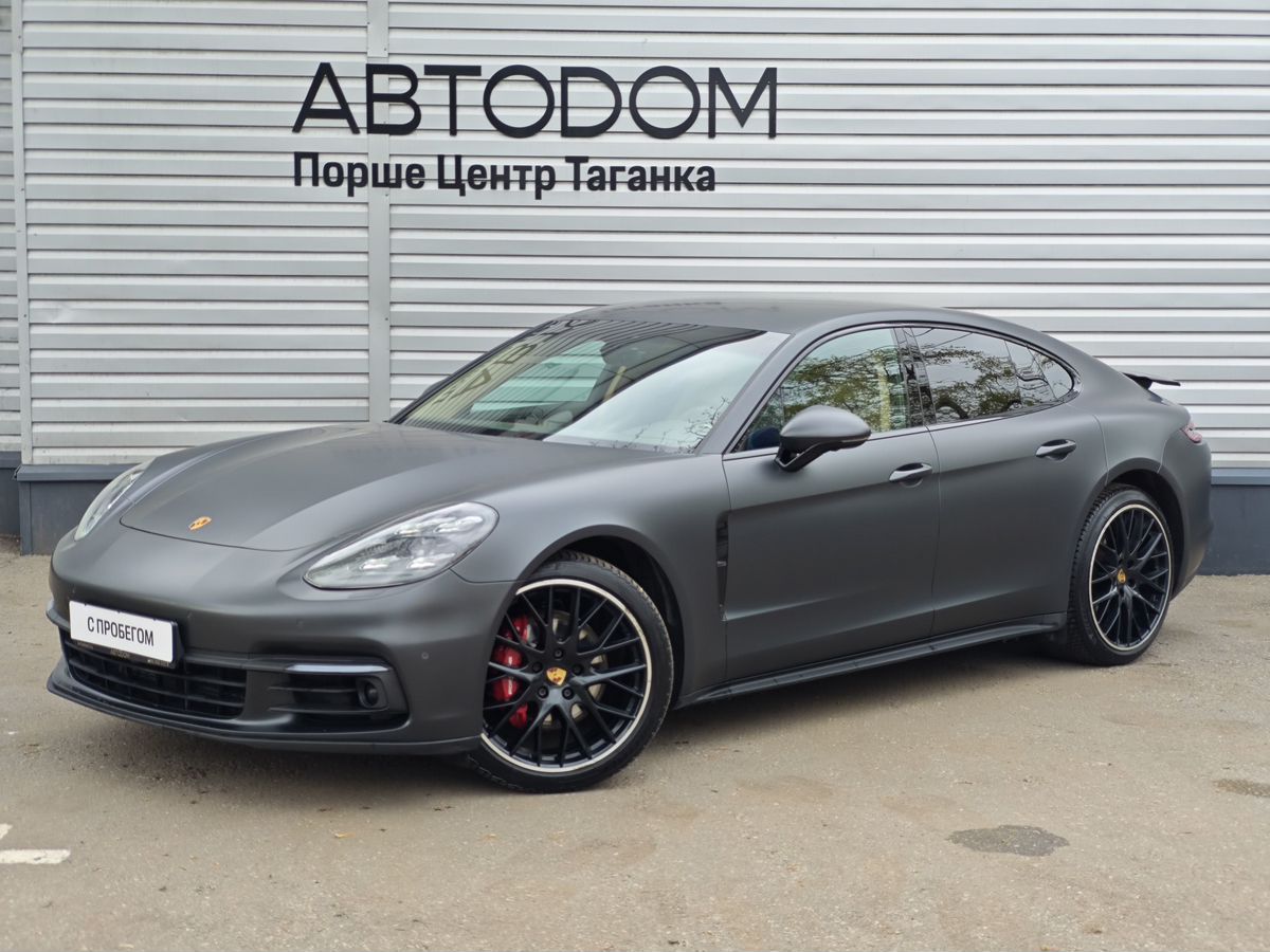 Porsche Panamera II поколение 4 3.0 AMT 4WD (330 л.с.) 4 Серый 2018 с пробегом 70 103 км