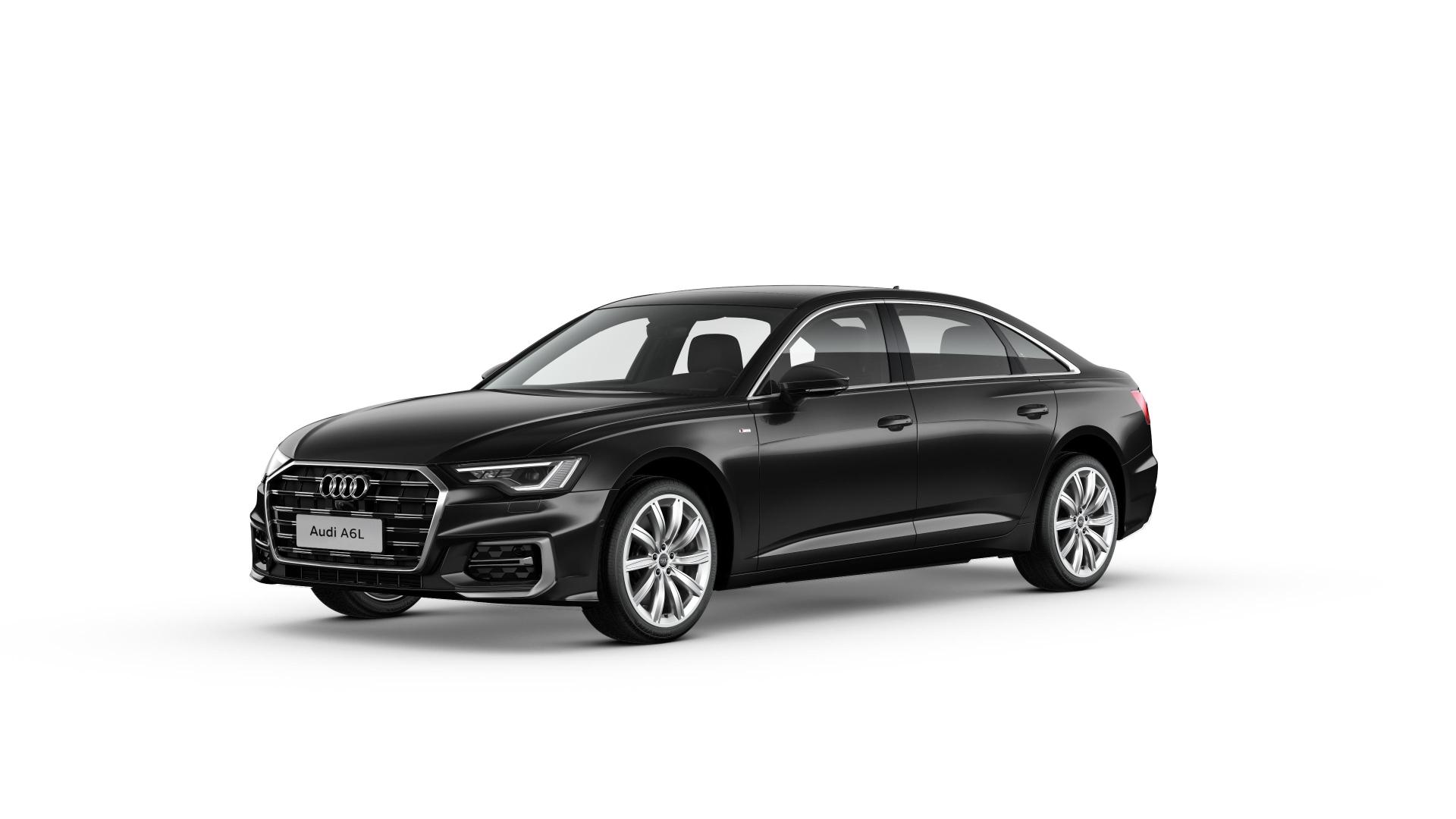 Автомобиль Audi A6 V (C8) [рестайлинг] 2.0 AMT 4WD (245 л.с.) 45 TFSI quattro S tronic Чёрный 2025 