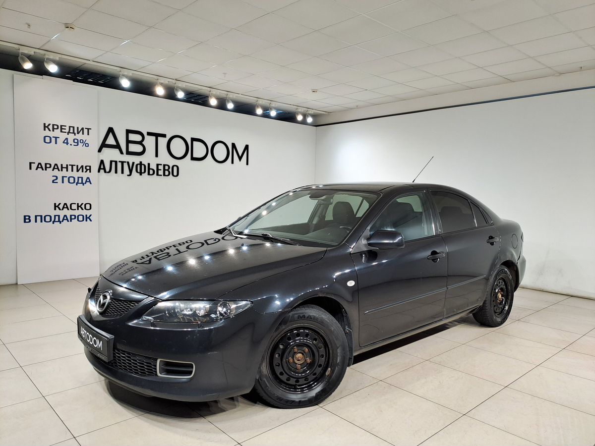 Mazda 6 I (GG) [рестайлинг] 1.8 MT (120 л.с.) Base Чёрный 2006 с пробегом 342 000 км