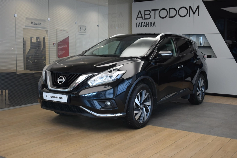 Автомобиль Nissan Murano III поколение (Z52) 3.5 CVT 4WD (249 л.с.) High Чёрный 2017 с пробегом 104 281 км
