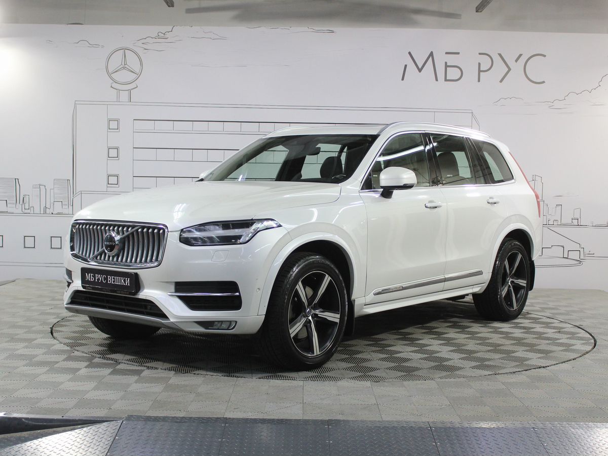 Volvo XC90 II поколение 2.0d AT 4WD (5 мест) (235 л.с.) Инскрипшн / inscription Белый 2016 с пробегом 191 538 км
