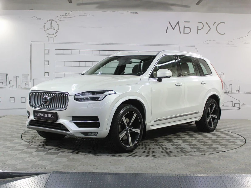 Volvo XC90 II поколение 2.0d AT 4WD (5 мест) (235 л.с.) Инскрипшн / inscription Белый 2016 с пробегом 191 538 км