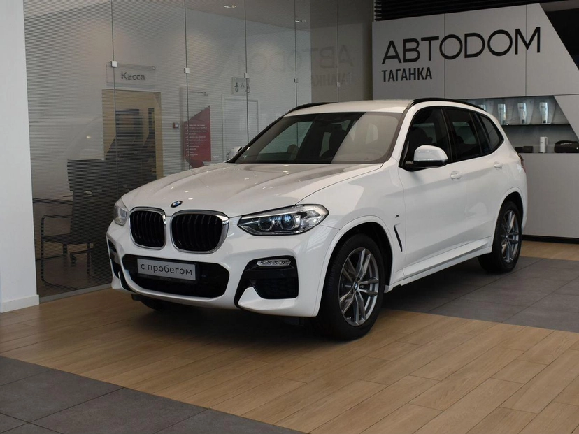 Автомобиль BMW X3 III поколение (G01) 2.0d AT 4WD (190 л.с.) M Sport Белый 2019 с пробегом 63 350 км