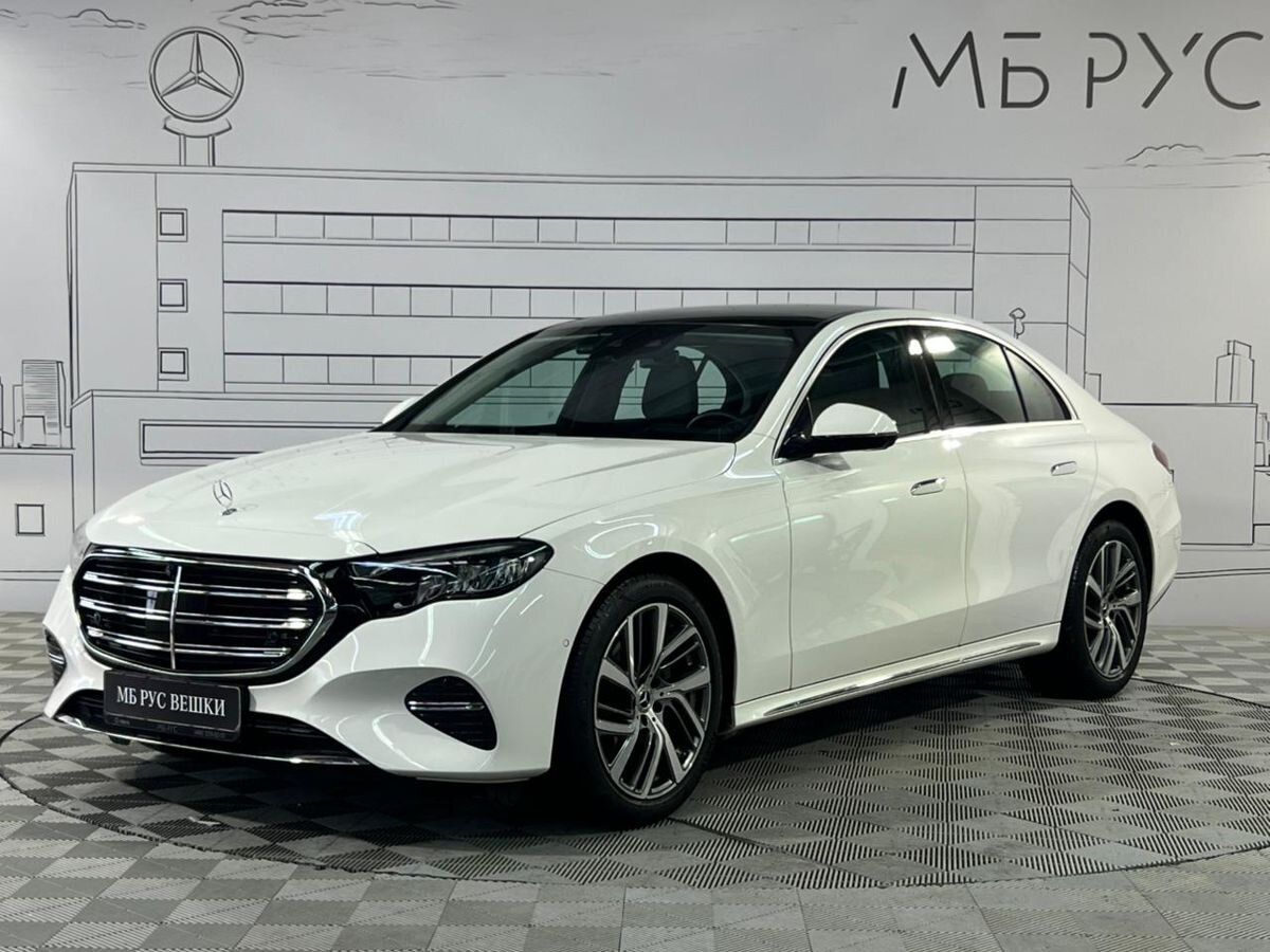 Автомобиль Mercedes-Benz E-Класс VI поколение (W214/S214) 2.0d AT 4Matic (197 л.с.) Base Белый 2024 с пробегом 5 854 км