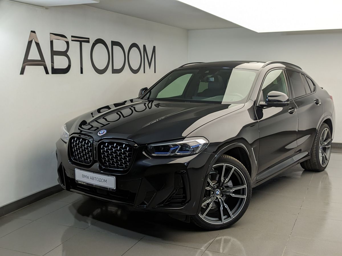 BMW X4 II (G02) [рестайлинг] 2.0d AT 4WD (190 л.с.) M Sport Pure Чёрный 2023 с пробегом 46 535 км