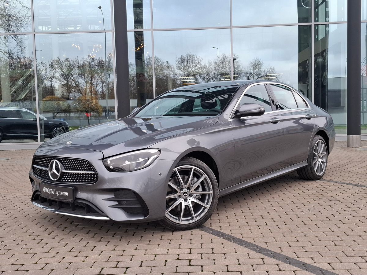 Автомобиль Mercedes-Benz E-Класс V (W213/S213/C238) [рестайлинг] 200 2.0 AT 4Matic (197 л.с.) Sport Plus Серый 2022 с пробегом 43 км