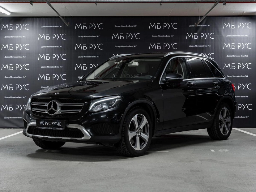 Автомобиль Mercedes-Benz GLC I поколение (X253) 220 2.1d AT 4Matic (170 л.с.) Особая серия Чёрный 2018 с пробегом 101 000 км