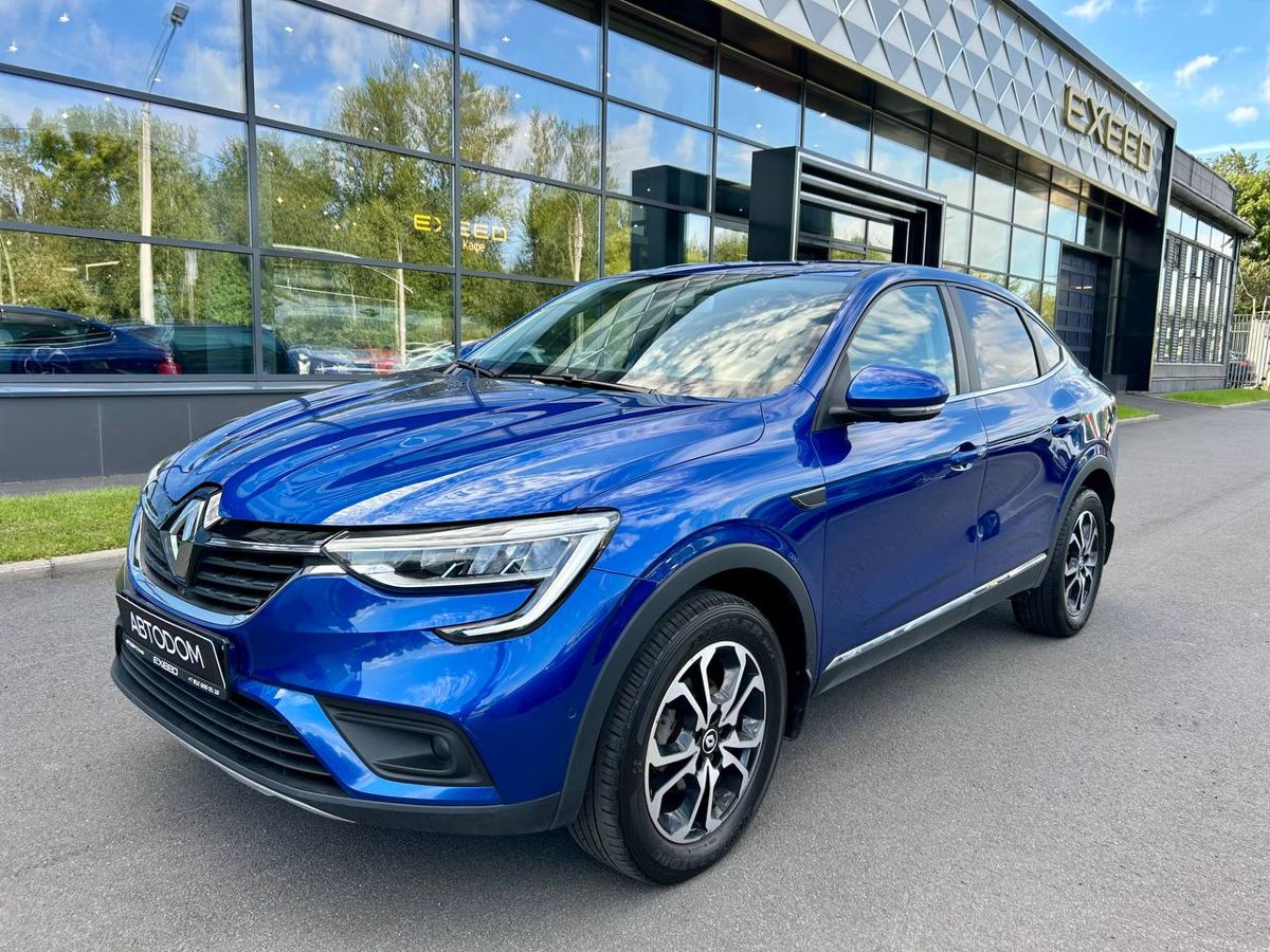 Renault Arkana I поколение 1.3 CVT 4WD (150 л.с.) Style TCe 150 Синий 2022 с пробегом 82 590 км