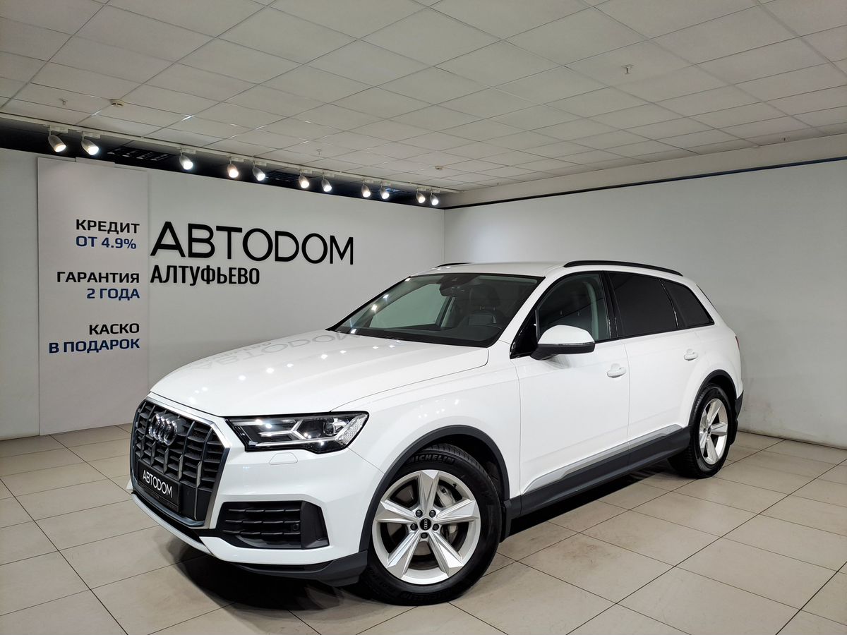 Audi Q7 II (4M) [рестайлинг] 3.0d AT 4WD (249 л.с.) 45 TDI quattro tiptronic Белый 2022 с пробегом 79 418 км