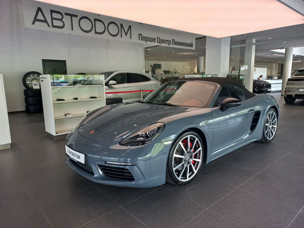 Porsche Boxster IV поколение (982) S 2.5 AMT (350 л.с.) Base Серый 2016 с пробегом 44 175 км