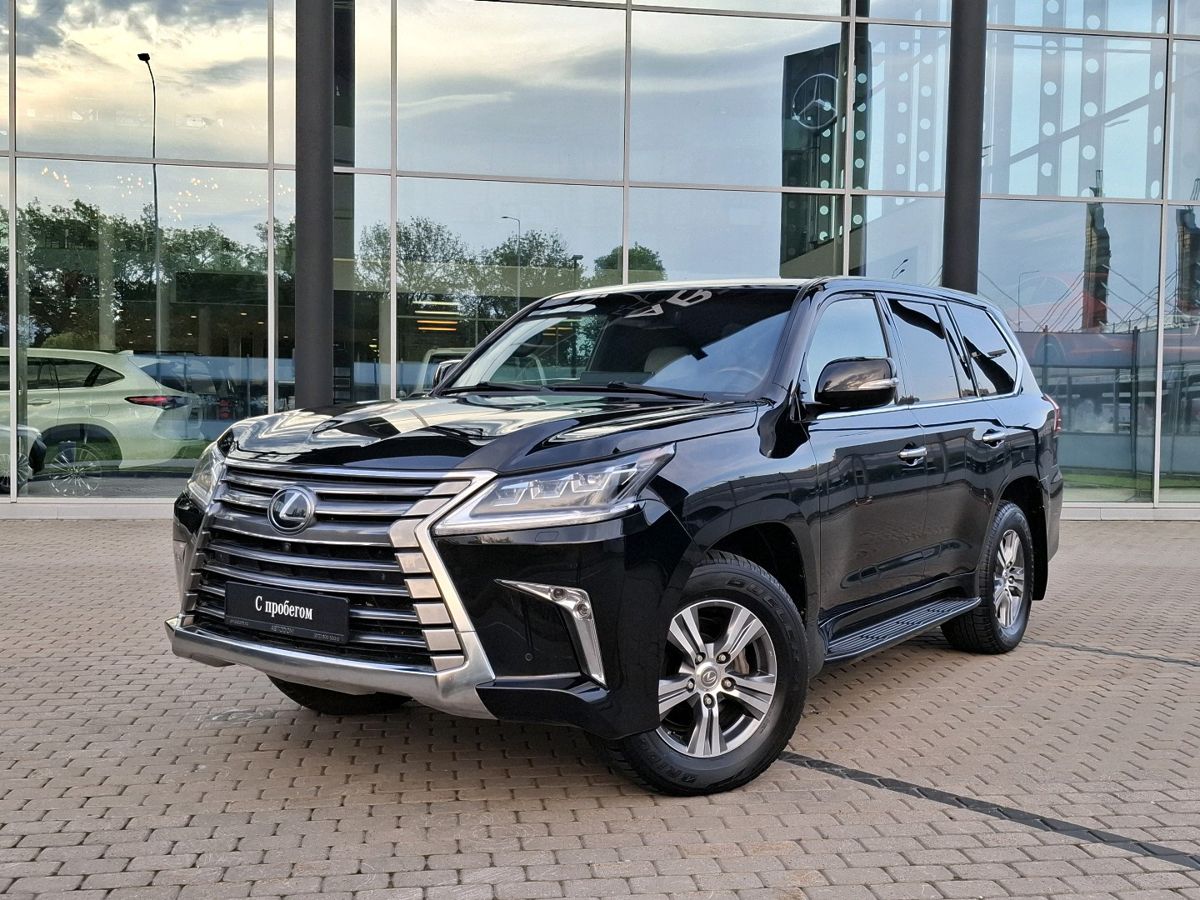 Lexus LX III [2-й рестайлинг] 4.5d AT 4WD (272 л.с.) Black Vision Чёрный 2018 с пробегом 143 385 км
