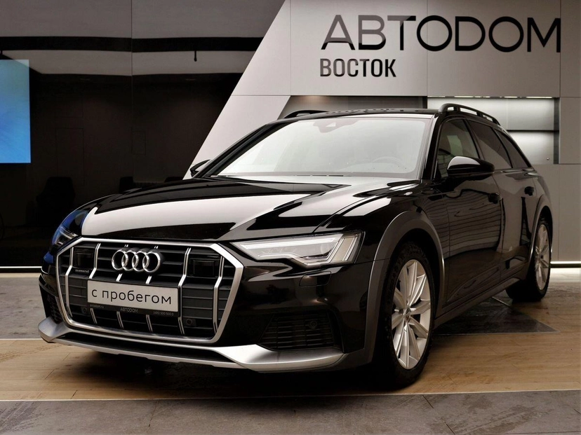 Автомобиль Audi A6 allroad IV поколение (C8) 3.0d AT 4WD (286 л.с.) Импорт Чёрный 2020 с пробегом 56 000 км