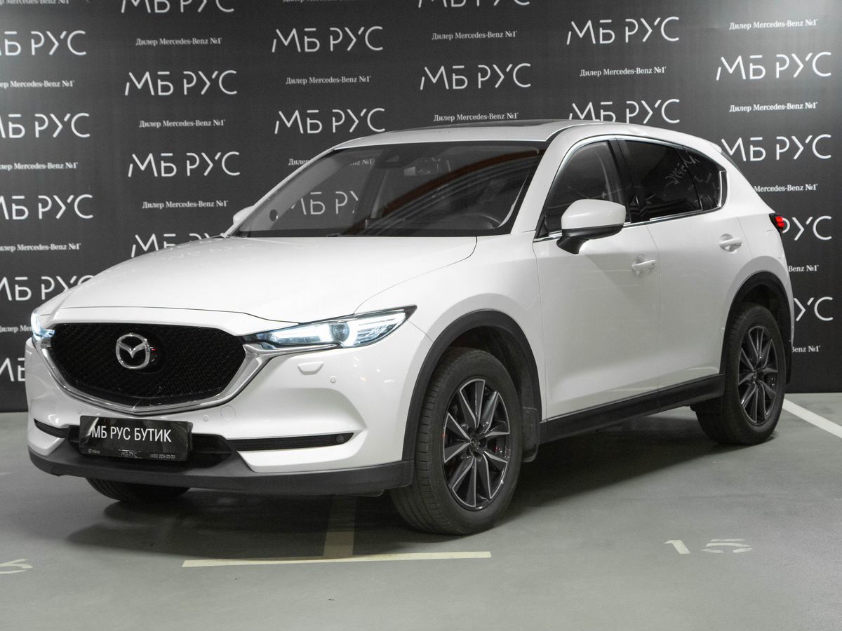 Mazda CX-5 II поколение 2.0 AT 4WD (150 л.с.) Supreme (Пакет 4) (2017-2020) Белый 2018 с пробегом 90 000 км
